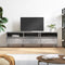 vidaXL - Tv-meubel - 150x30x44,5 - cm - bewerkt - hout - betongrijs