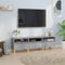 vidaXL - Tv-meubel - 150x30x44,5 - cm - bewerkt - hout - betongrijs