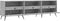 vidaXL - Tv-meubel - 150x30x44,5 - cm - bewerkt - hout - betongrijs
