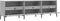 vidaXL - Tv-meubel - 150x30x44,5 - cm - bewerkt - hout - betongrijs