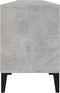 vidaXL - Tv-meubel - 150x30x44,5 - cm - bewerkt - hout - betongrijs