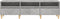 vidaXL - Tv-meubel - 150x30x44,5 - cm - bewerkt - hout - betongrijs