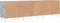 vidaXL - Tv-meubel - 150x30x44,5 - cm - bewerkt - hout - betongrijs