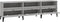 vidaXL - Tv-meubel - 150x30x44,5 - cm - bewerkt - hout - betongrijs