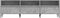 vidaXL - Tv-meubel - 150x30x44,5 - cm - bewerkt - hout - betongrijs