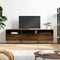 vidaXL - Tv-meubel - 150x30x44,5 - cm - bewerkt - hout - bruin - eikenkleur