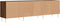 vidaXL - Tv-meubel - 150x30x44,5 - cm - bewerkt - hout - bruin - eikenkleur