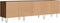 vidaXL - Tv-meubel - 150x30x44,5 - cm - bewerkt - hout - bruin - eikenkleur
