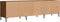vidaXL - Tv-meubel - 150x30x44,5 - cm - bewerkt - hout - bruin - eikenkleur