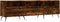 vidaXL - Tv-meubel - 150x30x44,5 - cm - bewerkt - hout - gerookt - eikenkleurig