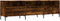vidaXL - Tv-meubel - 150x30x44,5 - cm - bewerkt - hout - gerookt - eikenkleurig