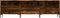 vidaXL - Tv-meubel - 150x30x44,5 - cm - bewerkt - hout - gerookt - eikenkleurig