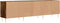 vidaXL - Tv-meubel - 150x30x44,5 - cm - bewerkt - hout - gerookt - eikenkleurig