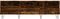 vidaXL - Tv-meubel - 150x30x44,5 - cm - bewerkt - hout - gerookt - eikenkleurig
