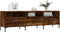 vidaXL - Tv-meubel - 150x30x44,5 - cm - bewerkt - hout - gerookt - eikenkleurig