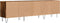 vidaXL - Tv-meubel - 150x30x44,5 - cm - bewerkt - hout - gerookt - eikenkleurig