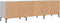 vidaXL - Tv-meubel - 150x30x44,5 - cm - bewerkt - hout - grijs - sonoma - eikenkleurig