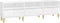 vidaXL - Tv-meubel - 150x30x44,5 - cm - bewerkt - hout - hoogglans - wit