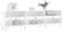 vidaXL - Tv-meubel - 150x30x44,5 - cm - bewerkt - hout - hoogglans - wit