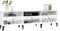 vidaXL - Tv-meubel - 150x30x44,5 - cm - bewerkt - hout - hoogglans - wit