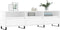vidaXL - Tv-meubel - 150x30x44,5 - cm - bewerkt - hout - hoogglans - wit