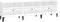 vidaXL - Tv-meubel - 150x30x44,5 - cm - bewerkt - hout - hoogglans - wit