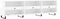 vidaXL - Tv-meubel - 150x30x44,5 - cm - bewerkt - hout - hoogglans - wit