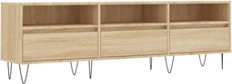 vidaXL - Tv-meubel - 150x30x44,5 - cm - bewerkt - hout - sonoma - eikenkleurig