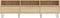 vidaXL - Tv-meubel - 150x30x44,5 - cm - bewerkt - hout - sonoma - eikenkleurig