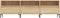vidaXL - Tv-meubel - 150x30x44,5 - cm - bewerkt - hout - sonoma - eikenkleurig