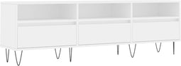 vidaXL - Tv-meubel - 150x30x44,5 - cm - bewerkt - hout - wit
