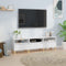vidaXL - Tv-meubel - 150x30x44,5 - cm - bewerkt - hout - wit