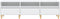 vidaXL - Tv-meubel - 150x30x44,5 - cm - bewerkt - hout - wit