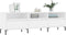 vidaXL - Tv-meubel - 150x30x44,5 - cm - bewerkt - hout - wit
