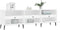 vidaXL - Tv-meubel - 150x30x44,5 - cm - bewerkt - hout - wit