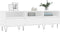 vidaXL - Tv-meubel - 150x30x44,5 - cm - bewerkt - hout - wit