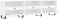 vidaXL - Tv-meubel - 150x30x44,5 - cm - bewerkt - hout - wit