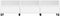 vidaXL - Tv-meubel - 150x30x44,5 - cm - bewerkt - hout - wit