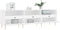 vidaXL - Tv-meubel - 150x30x44,5 - cm - bewerkt - hout - wit