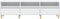 vidaXL - Tv-meubel - 150x30x44,5 - cm - bewerkt - hout - wit