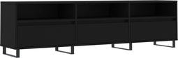 vidaXL - Tv-meubel - 150x30x44,5 - cm - bewerkt - hout - zwart