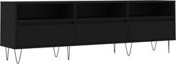vidaXL - Tv-meubel - 150x30x44,5 - cm - bewerkt - hout - zwart