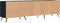vidaXL - Tv-meubel - 150x30x44,5 - cm - bewerkt - hout - zwart