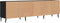 vidaXL - Tv-meubel - 150x30x44,5 - cm - bewerkt - hout - zwart