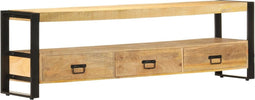 vidaXL - Tv-meubel - 150x30x45 - cm - massief - mangohout