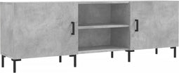 vidaXL - Tv-meubel - 150x30x50 - cm - bewerkt - hout - betongrijs