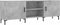 vidaXL - Tv-meubel - 150x30x50 - cm - bewerkt - hout - betongrijs