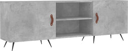 vidaXL - Tv-meubel - 150x30x50 - cm - bewerkt - hout - betongrijs
