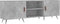 vidaXL - Tv-meubel - 150x30x50 - cm - bewerkt - hout - betongrijs