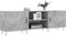 vidaXL - Tv-meubel - 150x30x50 - cm - bewerkt - hout - betongrijs